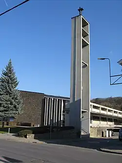 L'église Sainte-Vierge-Marie de Vaux-sous-Chèvremont.