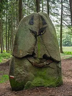 Menhir « Pierre du diable » à Vehrte.