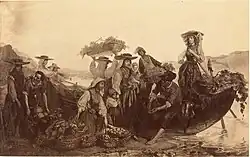 August Friedrich Schenck, Vendeurs de fruits d'Avintès, près de Porto, 1855, musée d'Orsay