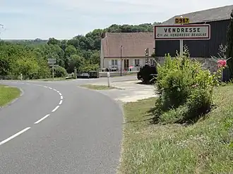 Entrée de Vendresse-Beaulne.