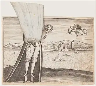Femme vénitienne avec jupe mobile (1563).