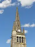 Étage de beffroi, vue depuis le sud.