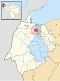 La municipalité de Maracaibo dans l'État de Zulia.