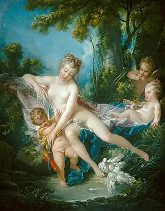 François Boucher, Le Bain de Vénus, 1751.