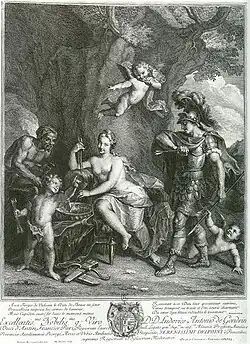 Vénus aux forges de Lemnos, Antoine Coypel. 1701.