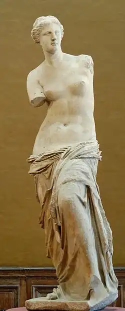 Vénus de Milo, sculpture grecque.