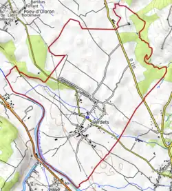 Carte topographique.