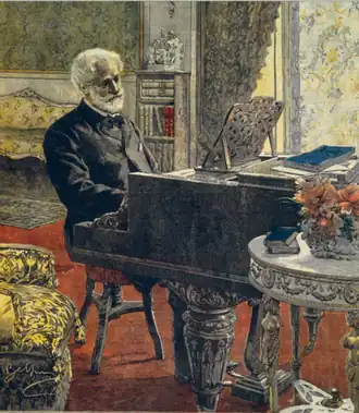 Giuseppe Verdi, illustration La Domenica del Corriere (octobre 1899).