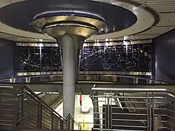 Vue de l'installation artistique.