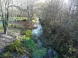 Le Vern au pont de la RD 4.