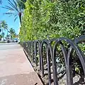 Garde-corps en métal de rue périmétrique