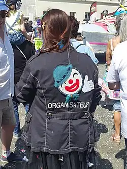 Les organisateurs lors du défilé