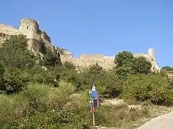 Vue extérieure de la forteresse.