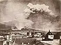 L'éruption du Vésuve, 26 avril 1872.
