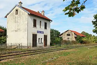La gare de Veuxhaulles, épicentre du projet ferroviaire de Rail 52.