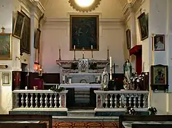 Autel de L'église de l'Annonciation.