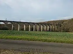 Le viaduc en 2014.