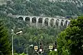 Le viaduc des Crottes entre Morbier et Morez.