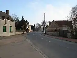 La route du Châtelet en 2012.