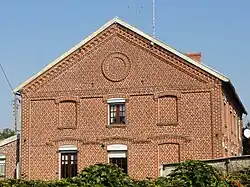 Le pignon de cette habitation.