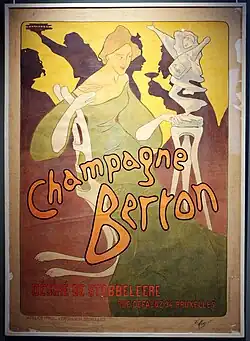 Champagne Berton (1896).