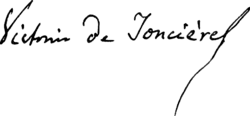 signature de Victorin de Joncières