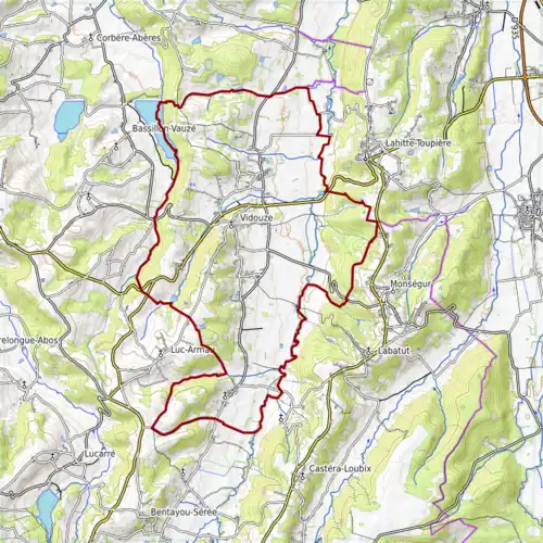 Carte topographique.