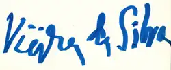 signature de Maria Helena Vieira da Silva