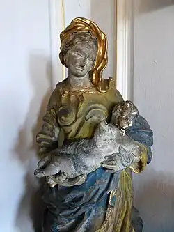 Vierge de Niderviller (détail)