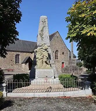 Poilu blessé (monument aux morts)« Monument aux morts à Vieux-Vy-sur-Couesnon », sur plateforme ouverte du patrimoine,« Monument aux morts de 1914-1918 à Vieux-Vy-sur-Couesnon », sur À nos grands hommes