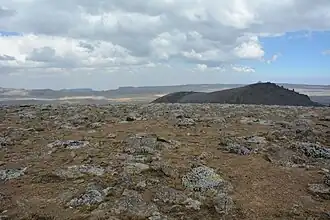 Vue en direction du nord-est.