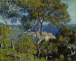 View of Bordighera, 1884, Chicago Art Institute.
