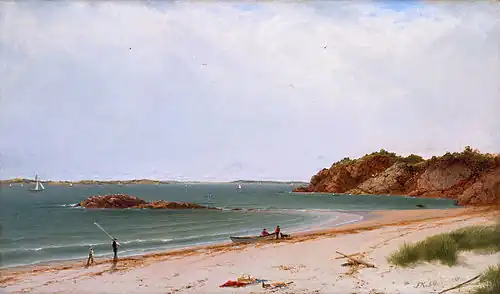 Vue de la plage à Beverley, Massachusetts, 1860, Santa Barbara Museum of Art&nbsp;(en), Santa Barbara