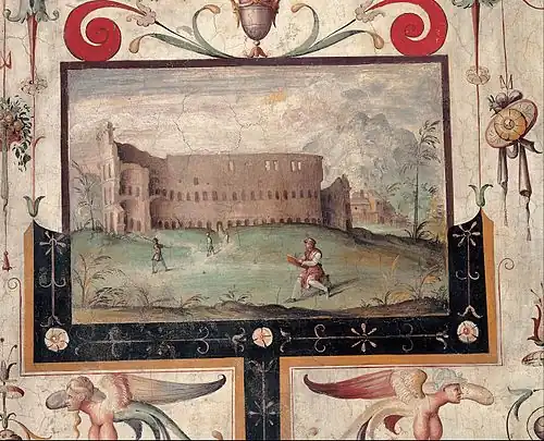 Vue du Colisée (vers 1544).