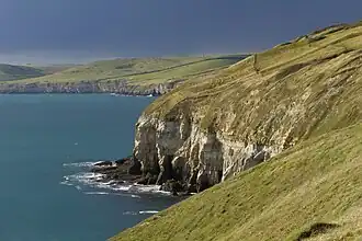 Vue sur la côte sud de l'île de Purbeck