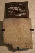 L'épitaphe dédiée à Valérianus.