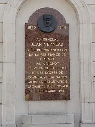 Mémorial Jean Verneau, déporté.