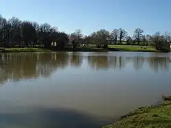 L'étang communal en 2012.