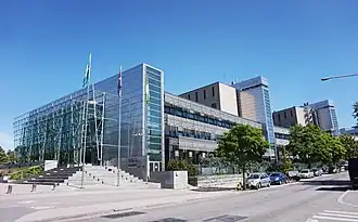 Le biokeskus du campus de Viikki.