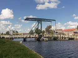 Vijfhuizen, le pont basculant : le Vijfhuizerbrug.