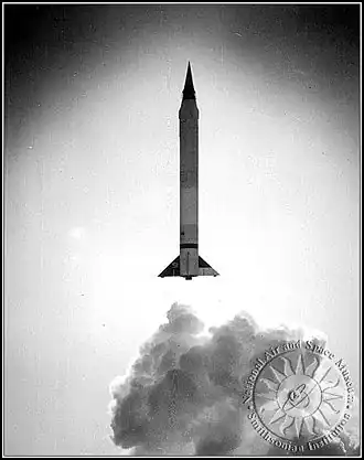 Décollage d'une fusée-sonde Viking