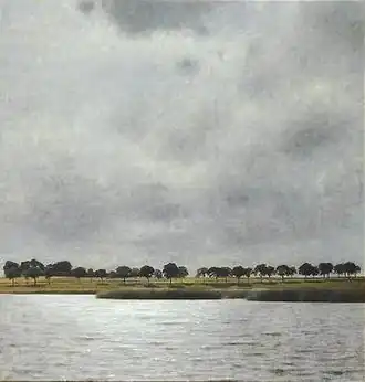 Vue du lac de Gentofte, 1903, Kunsthalle de Hambourg.