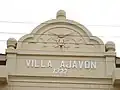La façade de la villa Ajavon