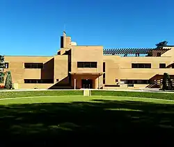 Façade nord de la villa.