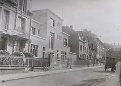 Calèche devant la Villa Perrotte - 1928.