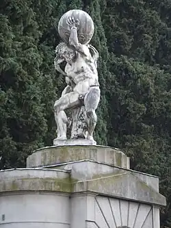 Atlas soutenant le monde (1568), Florence, Villa di Poggio Imperiale.