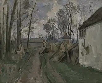Route près d'Auvers, 1872Paul Cézanne