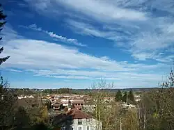 Village d'Ausson depuis Huos