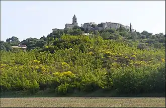 Vue générale sur le village.
