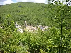 Bois entourant le village.